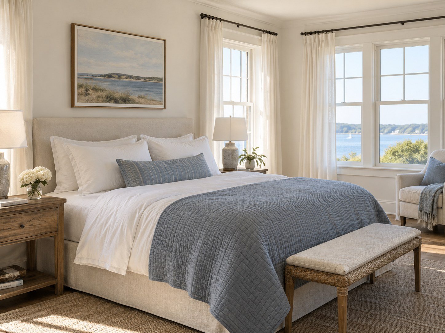 Illustrative clean bedrooms